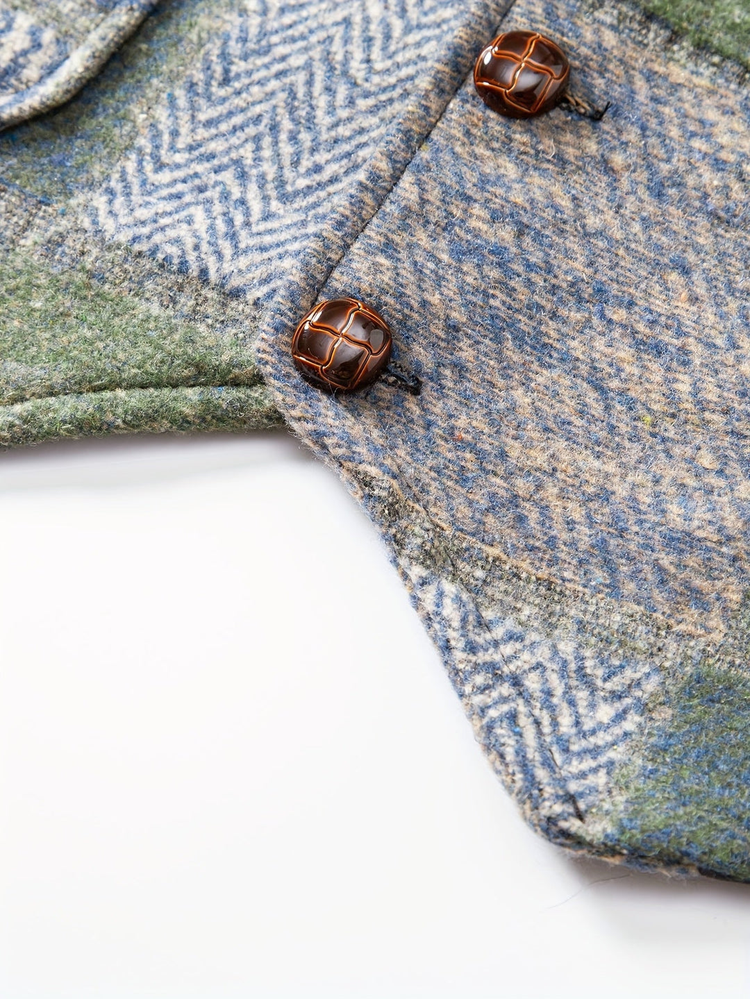 Patchwork dopasowany kamizelka