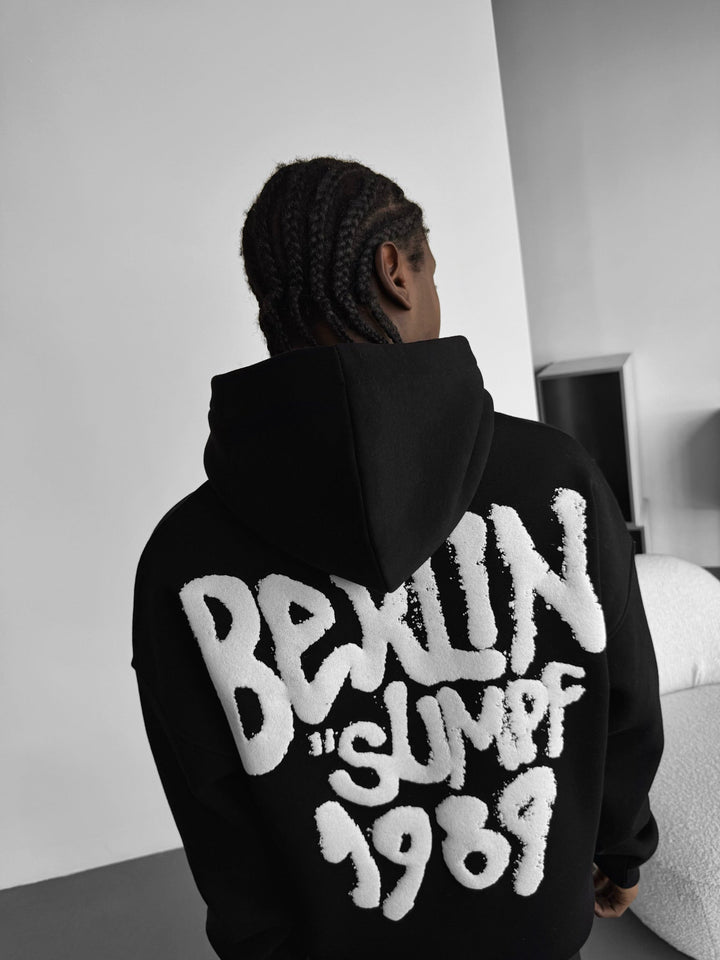 Oversize Berlin "Sumpf" Hoodie - Czarny