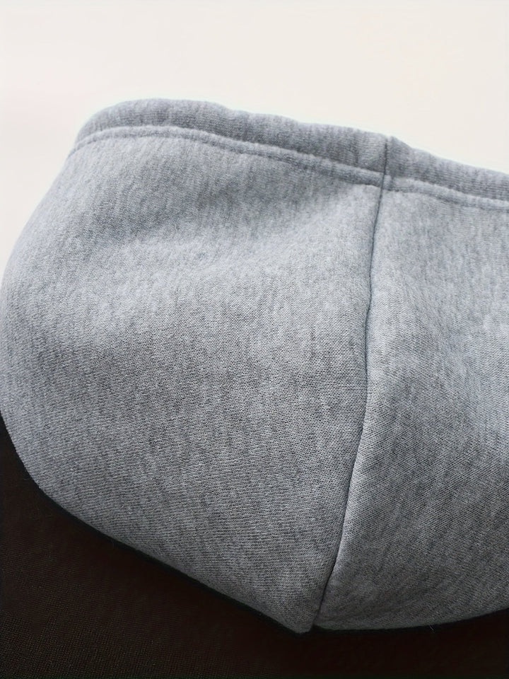 Blok kolorystyczny Zip-Up bluza z kapturem