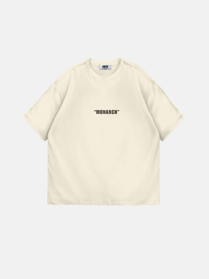 T-Shirt Oversize Monarch - Antique White
