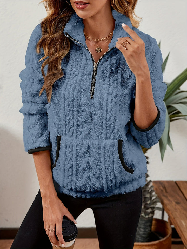 Przytulny zamek 1/2 sweter