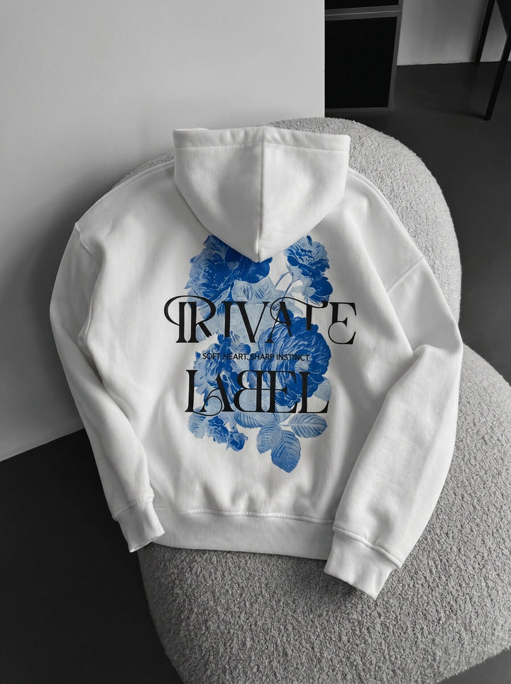Hoodie Oversize z Prywatną Metką - Ecru