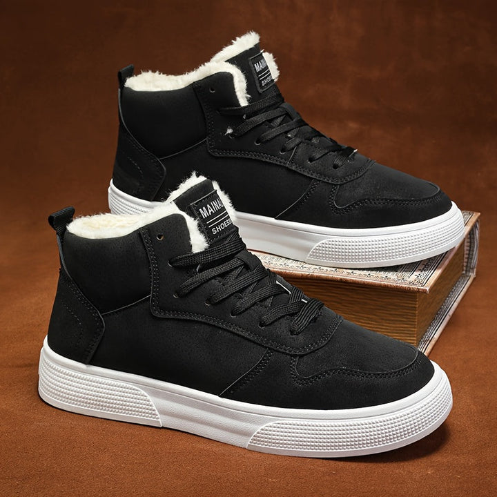 Ciepły-Lined wysokie sneakersy