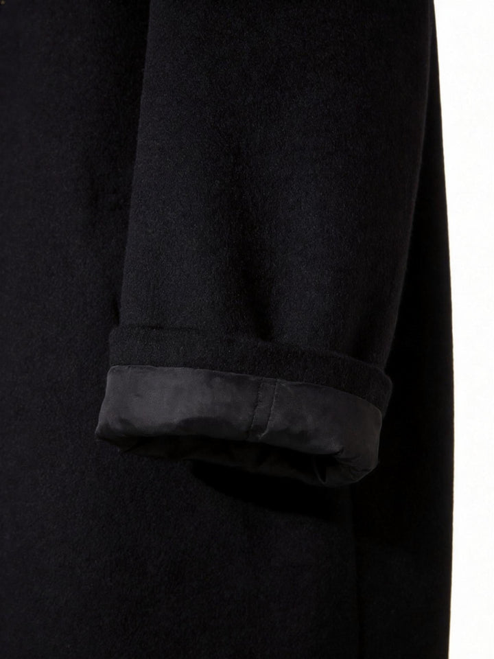 Elegancki długi Trench płaszcz