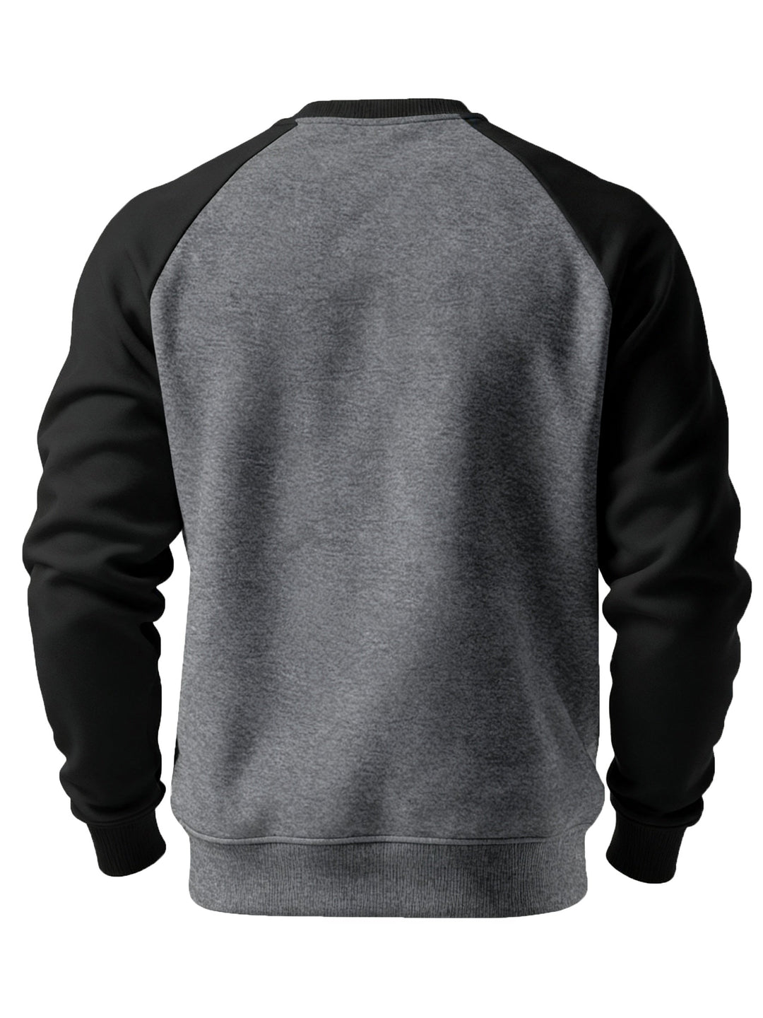 Klasyczny Raglan bluza z okrągłym dekoltem