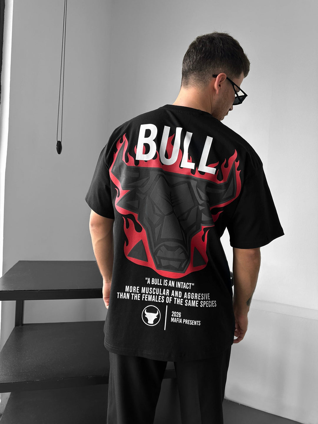 Koszulka Oversize Fired Bull - Czarna