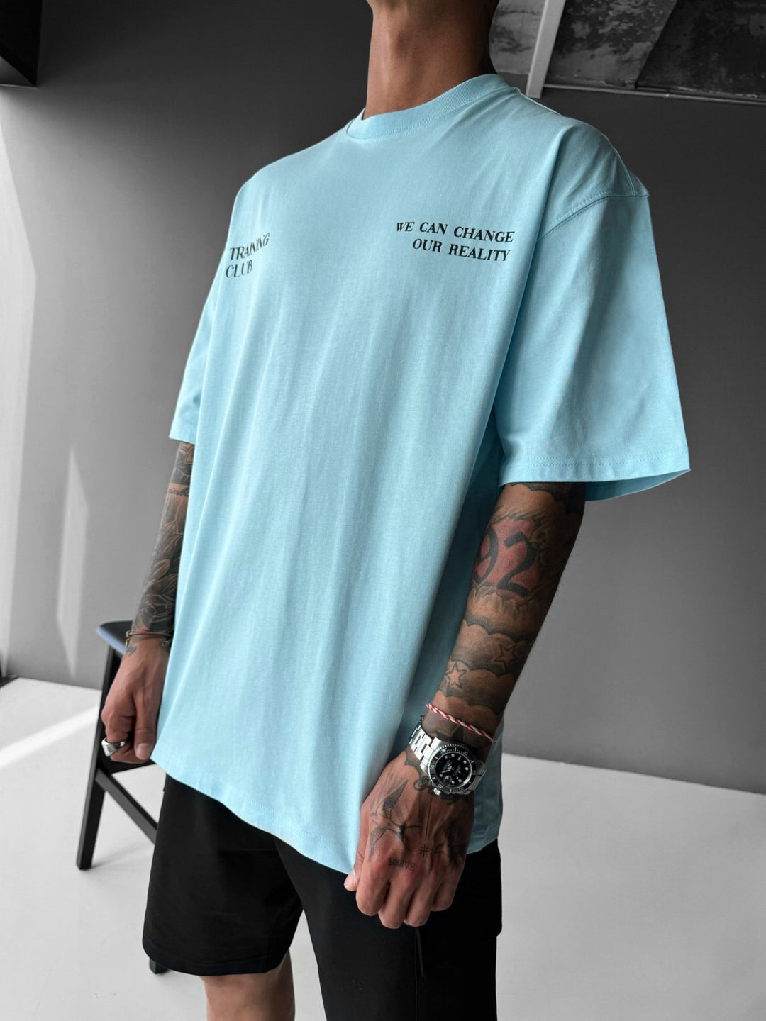Oversize Training Club T-Shirt - Baby Blue