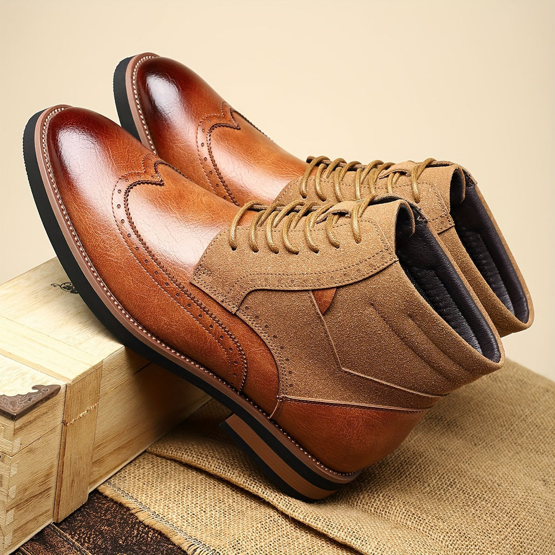 Klasyczny wingtip botki