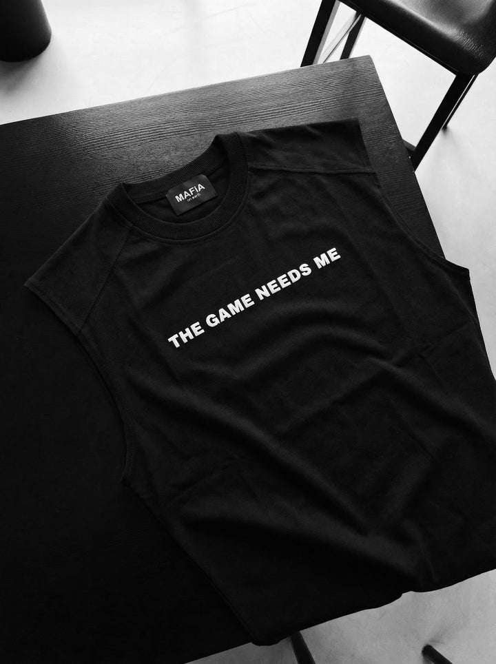 Oversize Game Tanktop - Czarny