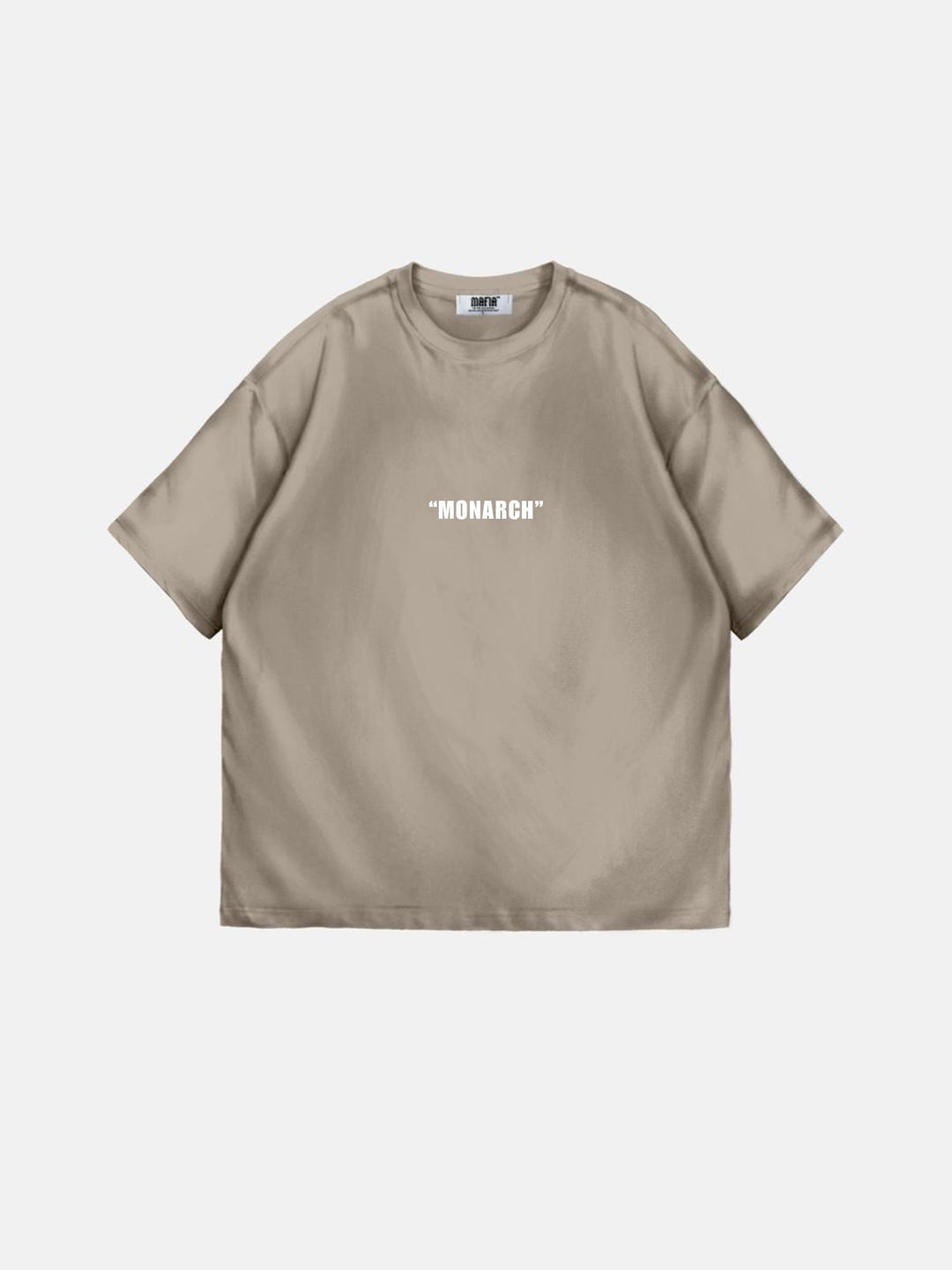Oversize Monarch T-Shirt - Beżowy