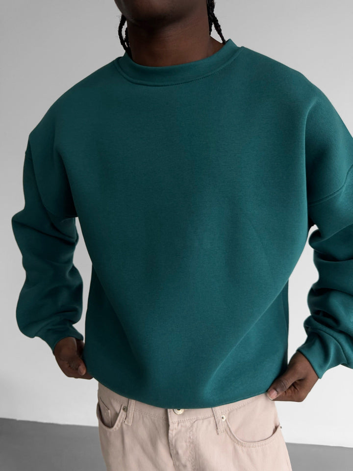 Oversize Basic Sweater - Morska Mchy