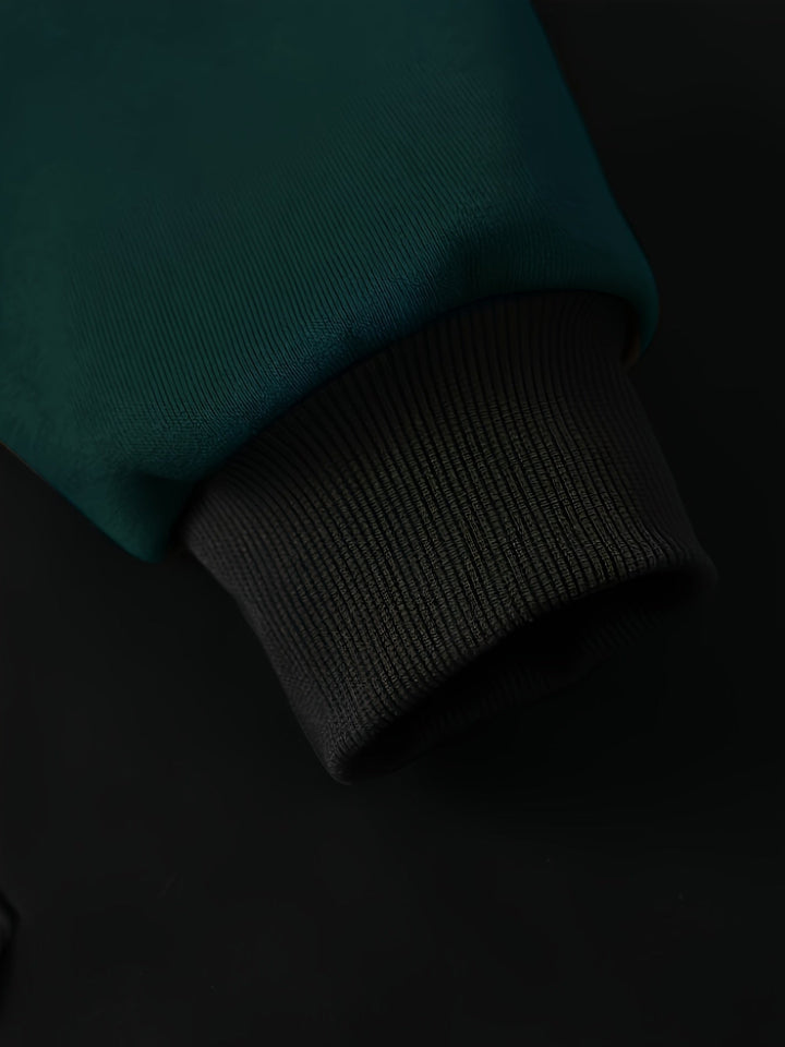 Blok kolorystyczny Zip-Up bluza z kapturem