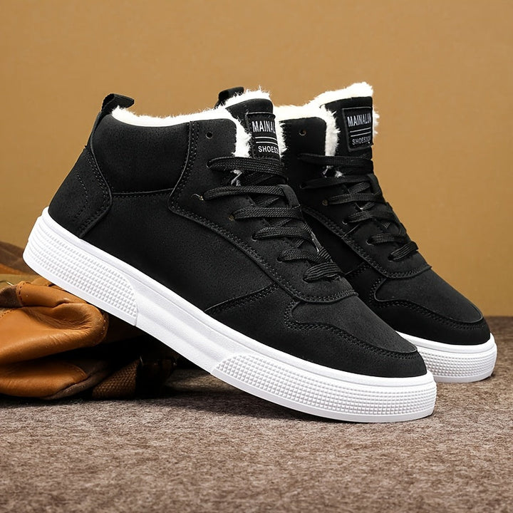 Ciepły-Lined wysokie sneakersy