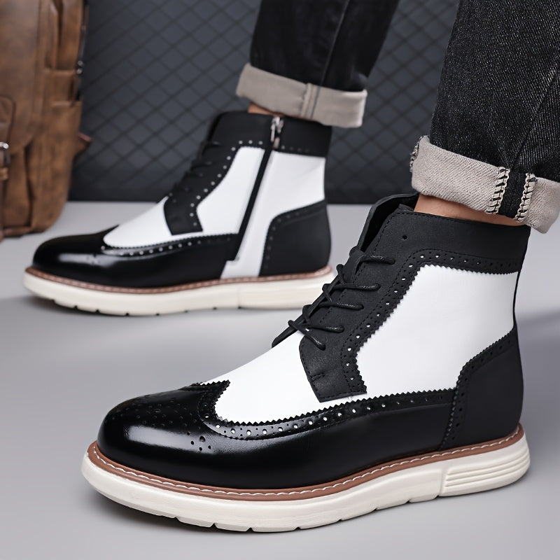 Elegancki wingtip botki