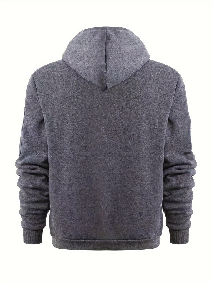 Codzienny Zip-Up bluza z kapturem