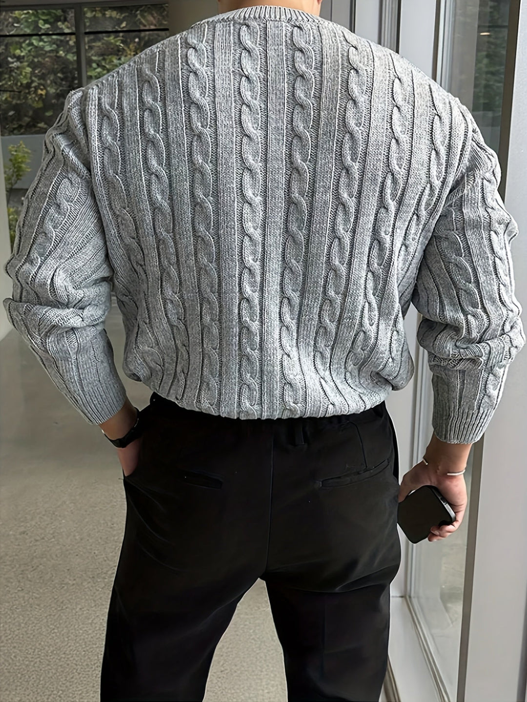 Twisted Cable sweter sweter