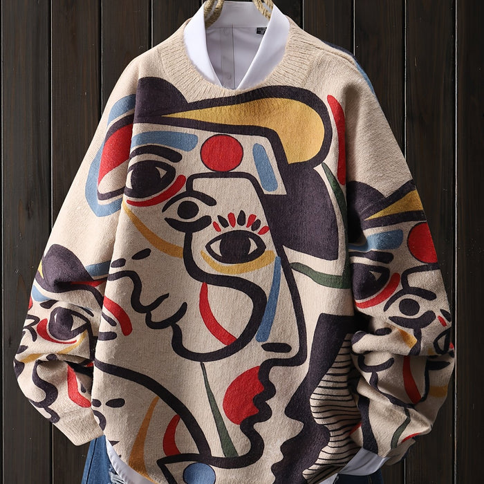 Artful Abstract sweter