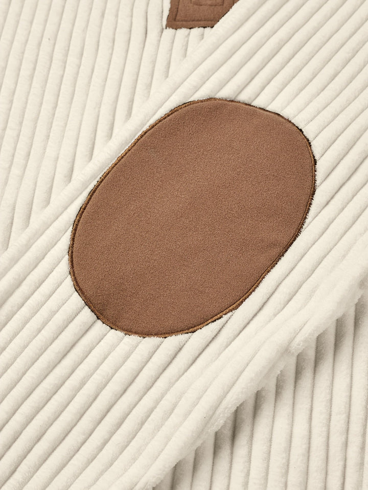 Two-Tone zamek 1/4 sweter