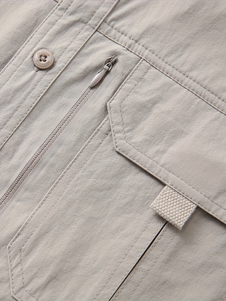 Solidny Multi-Pocket Cargo koszula