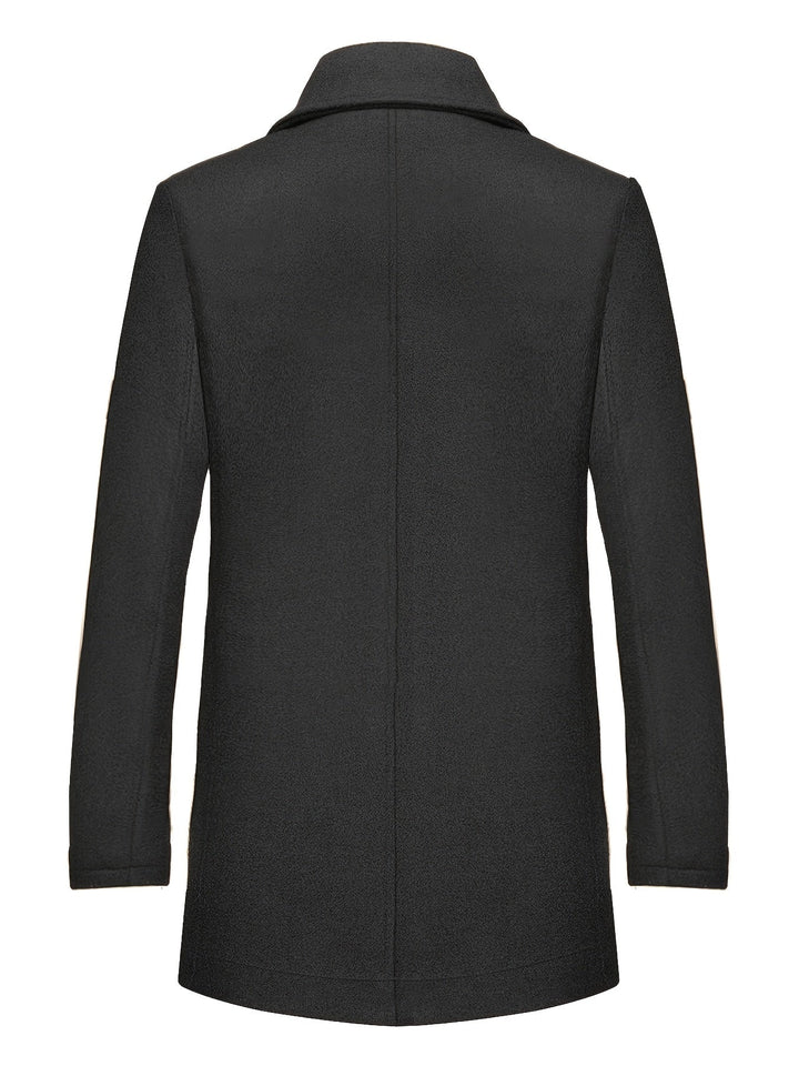 Dopasowany Single-Breasted Overcoat