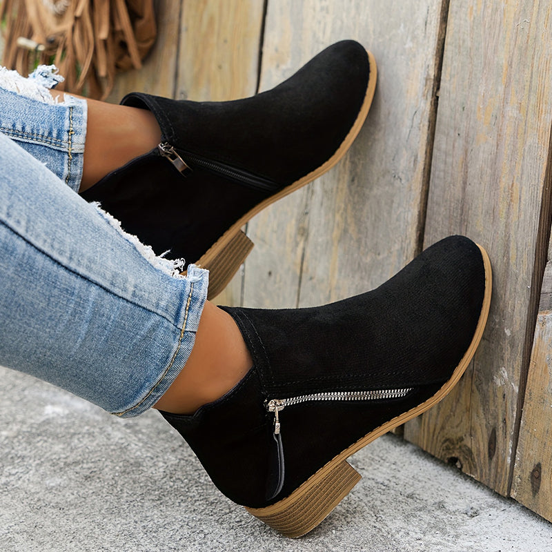 Elegancki wygodny Zipper buty