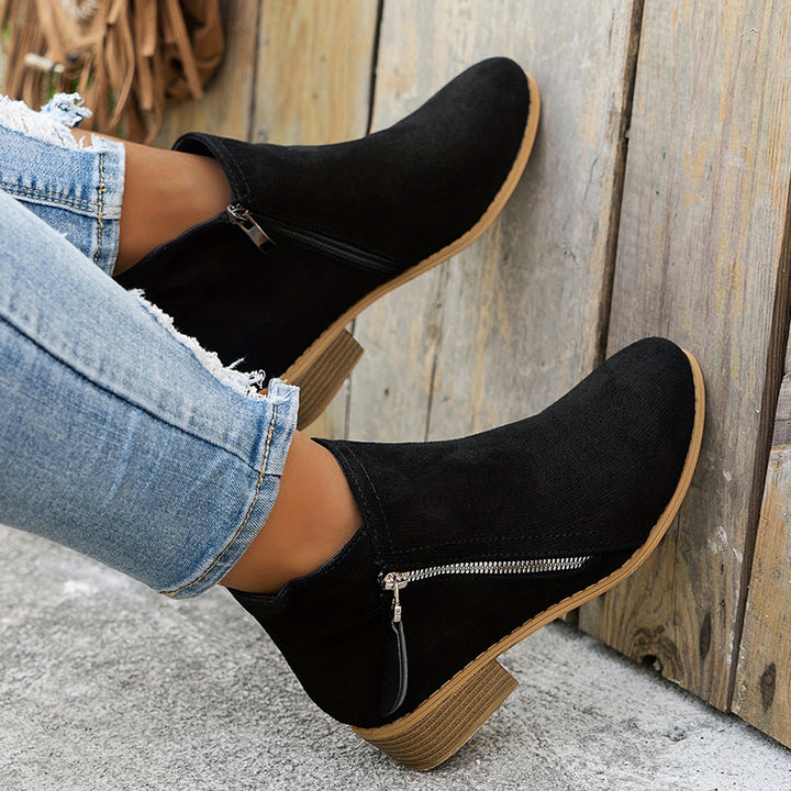 Elegancki wygodny Zipper buty