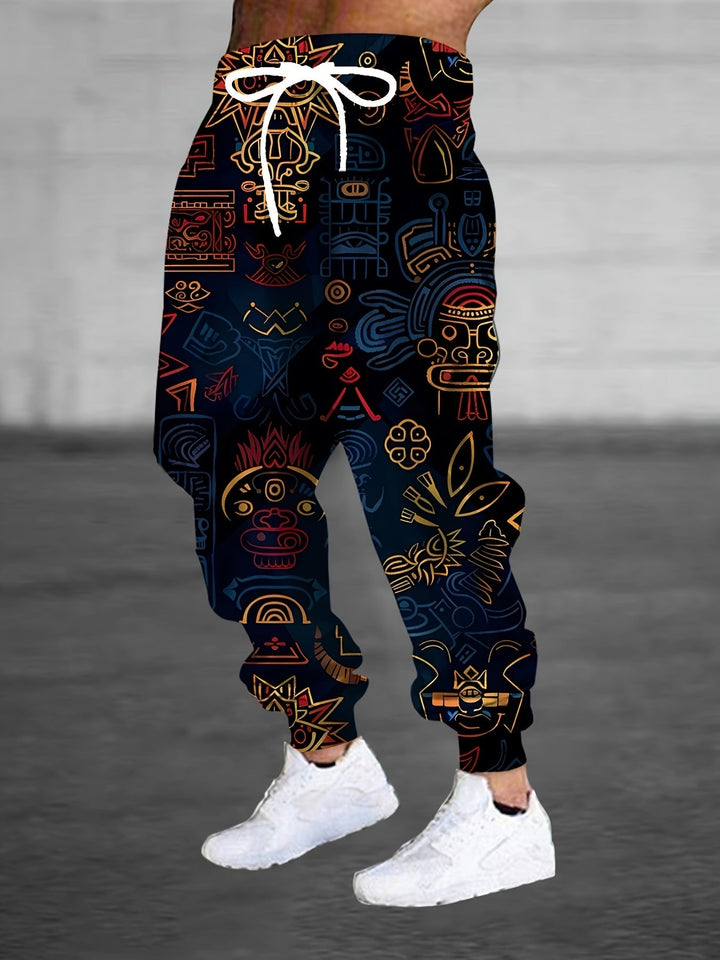 Wyrazisty wzorzysty joggery