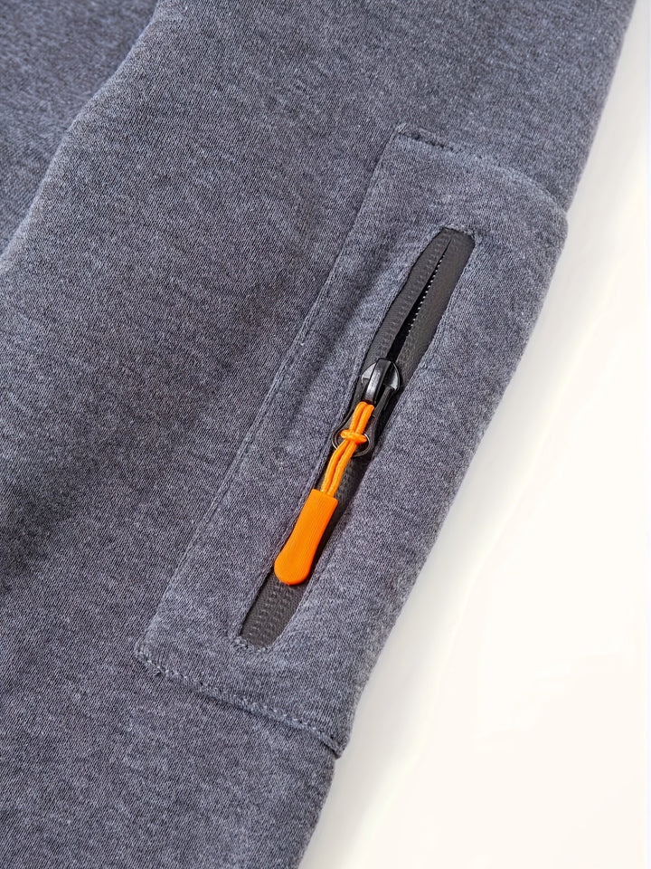 Codzienny Zip-Up bluza z kapturem