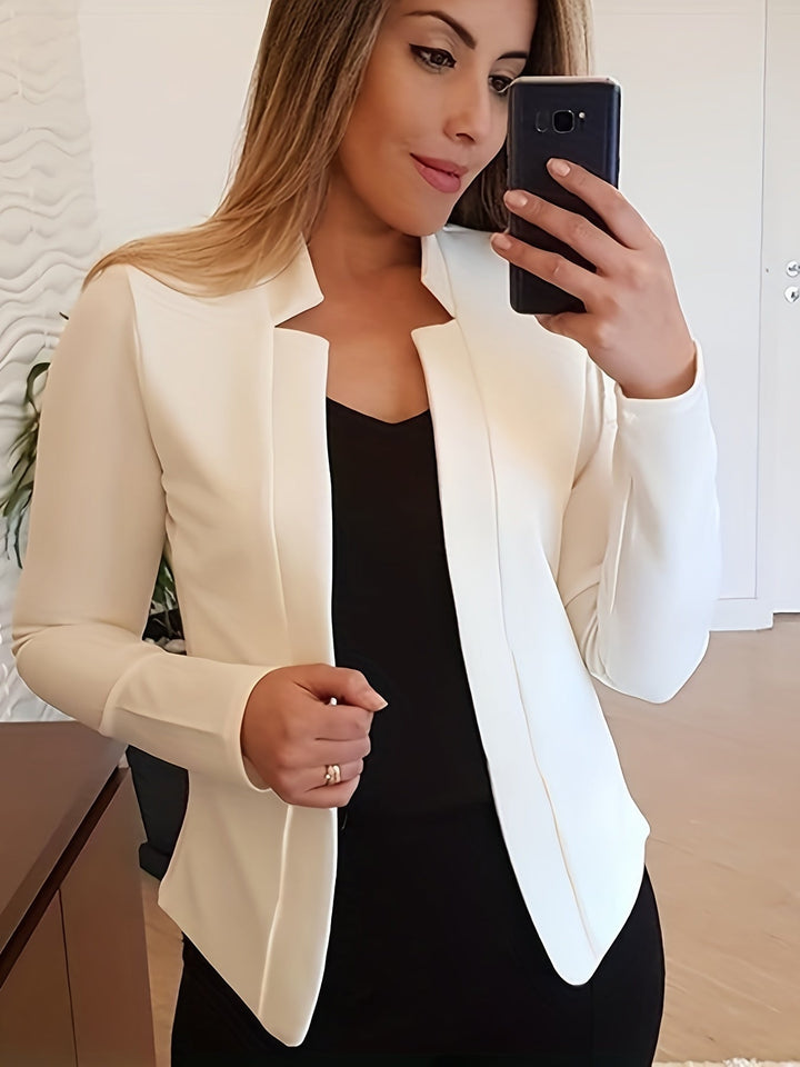 Otwarty przedni dopasowany kurtka