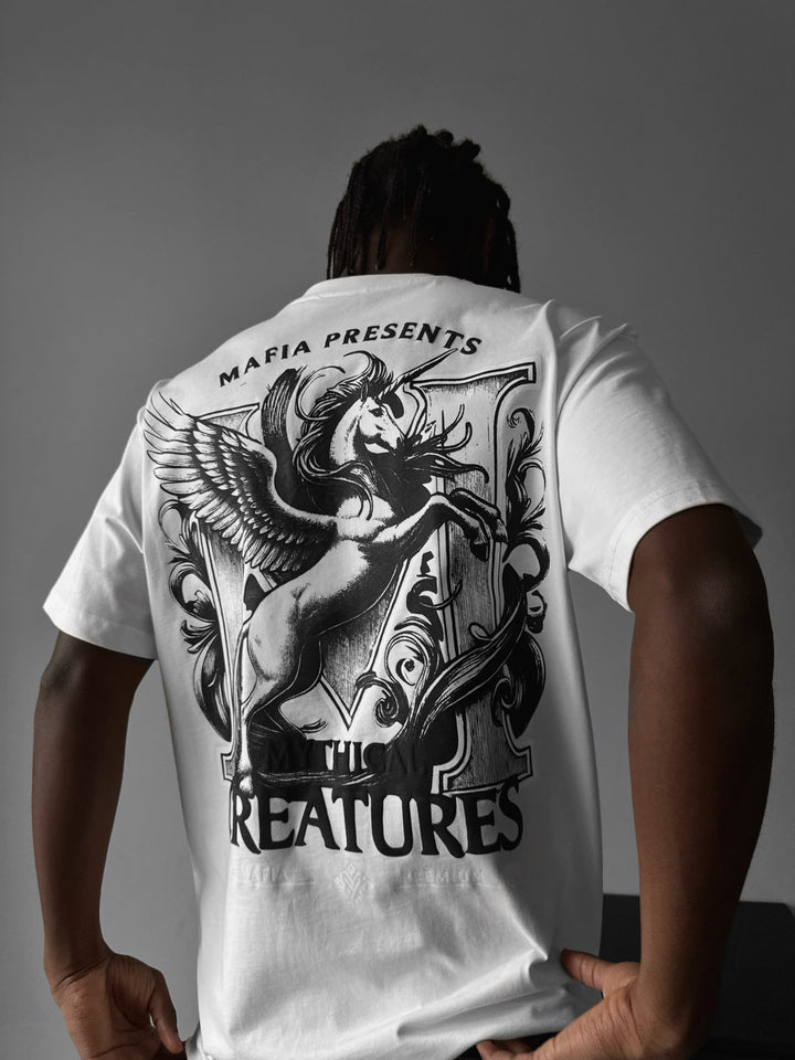 Koszulka Oversize Creatures - Ecru