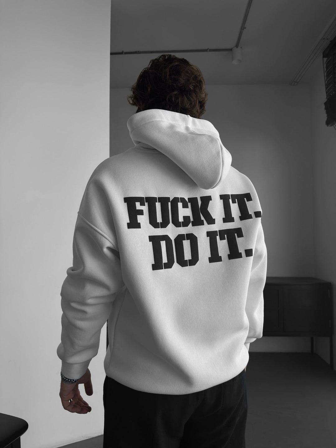 Oversize Do It Hoodie - Ecru
