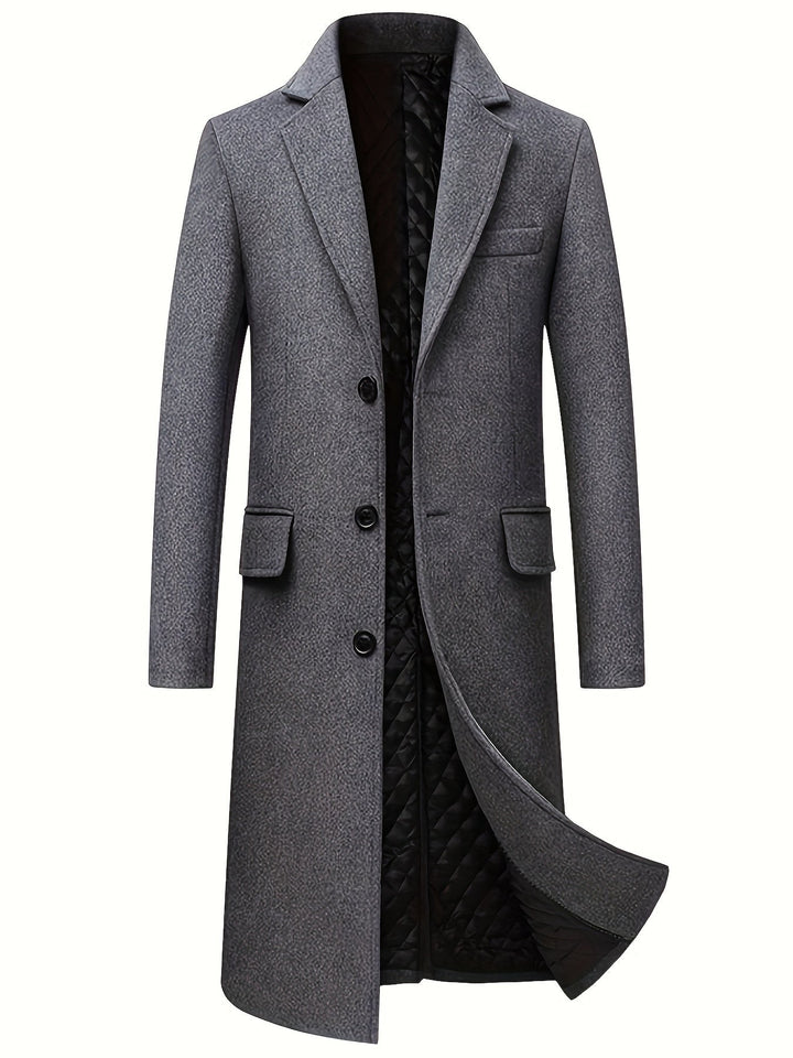 Elegancki długi Overcoat