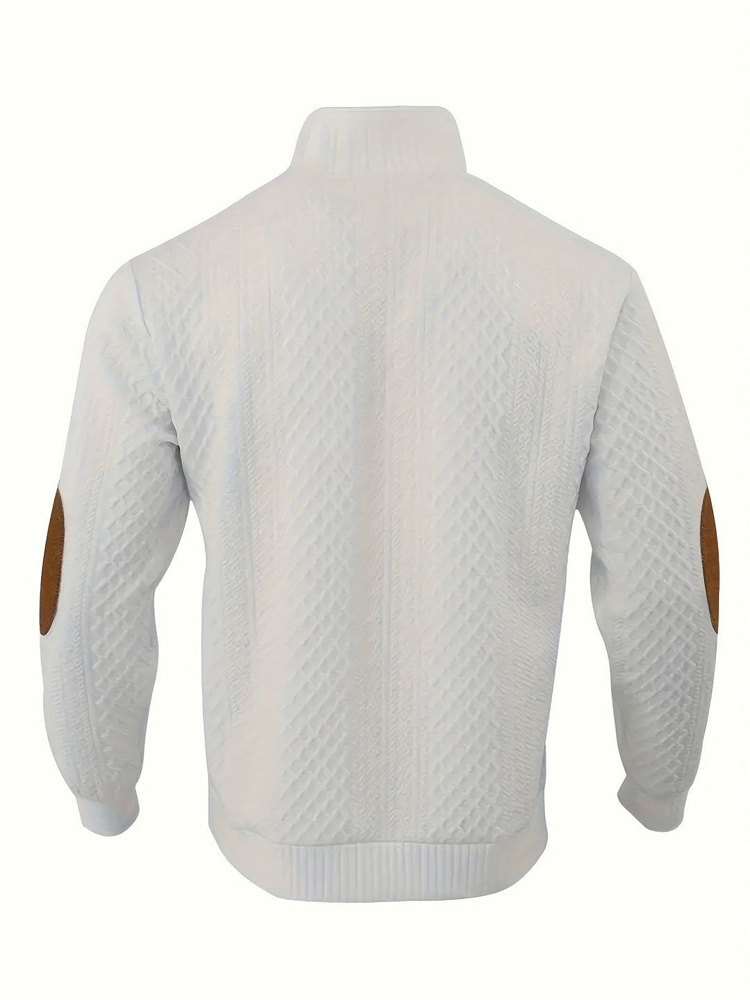 Wyróżniać się kołnierz guzik Henley sweter