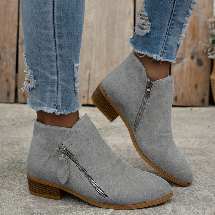 Elegancki wygodny Zipper buty