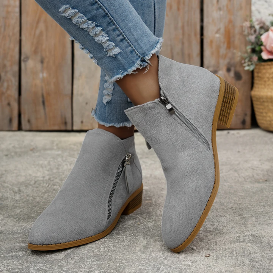 Elegancki wygodny Zipper buty