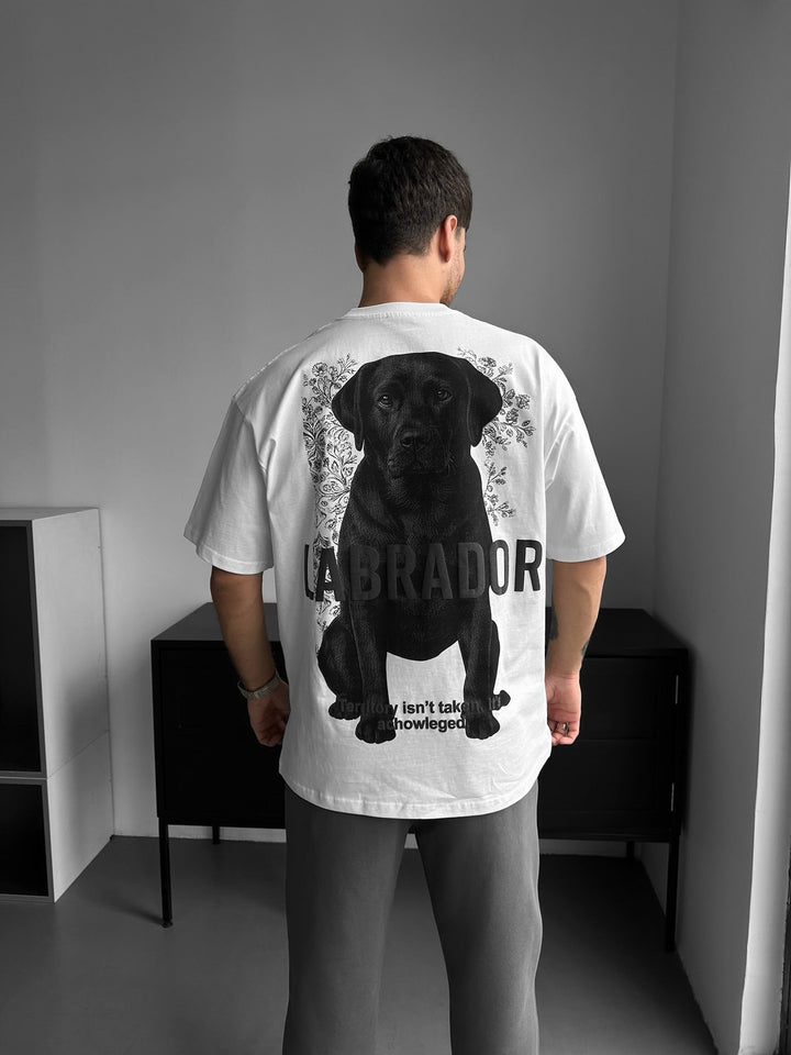 Oversize T-shirt Labrador - Ecru