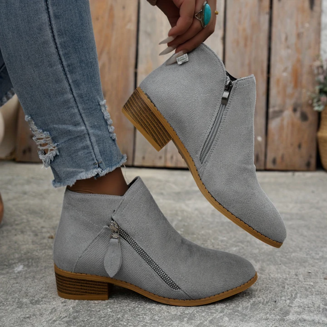 Elegancki wygodny Zipper buty