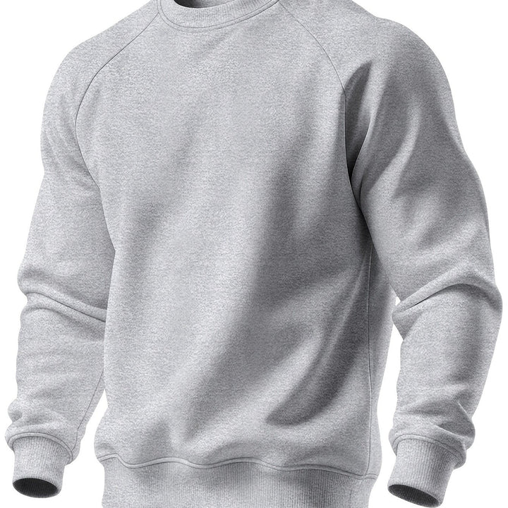 Klasyczny Raglan bluza z okrągłym dekoltem