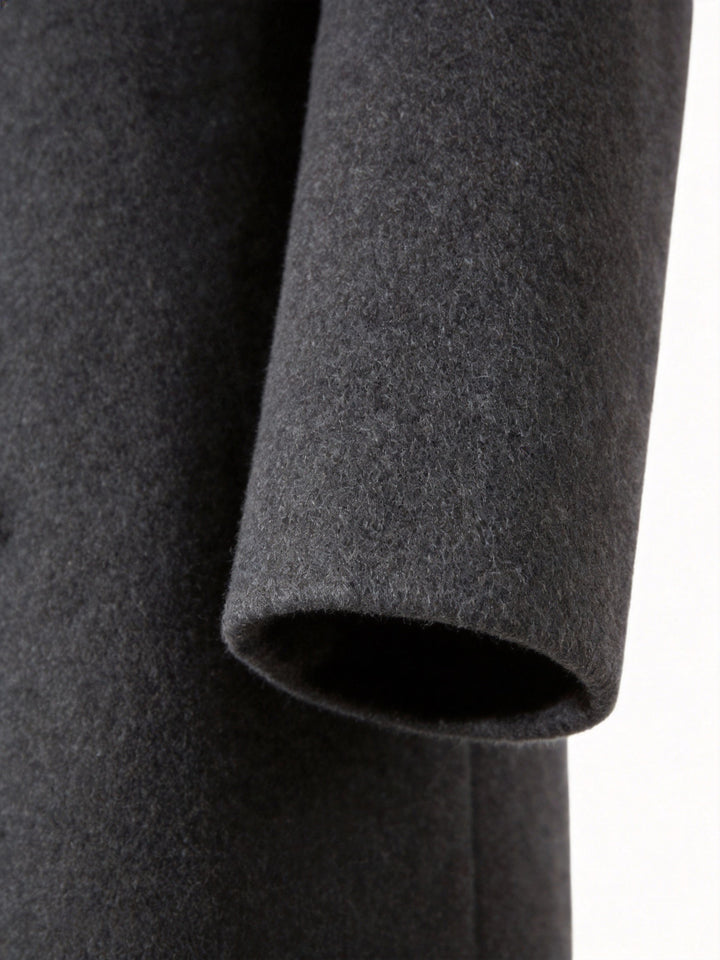 Elegancki długi Trench płaszcz