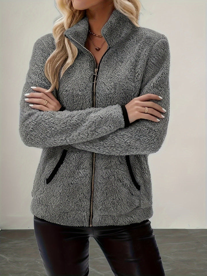 Przytulny Zip-Up kurtka