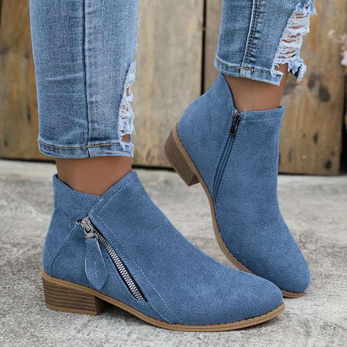 Elegancki wygodny Zipper buty