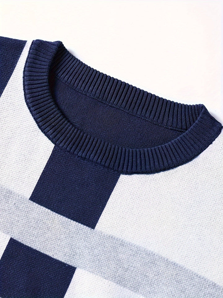 Nowoczesny Colorblock sweter