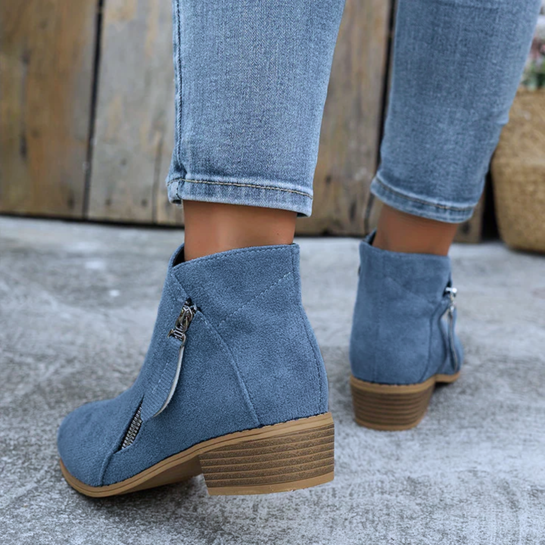 Elegancki wygodny Zipper buty