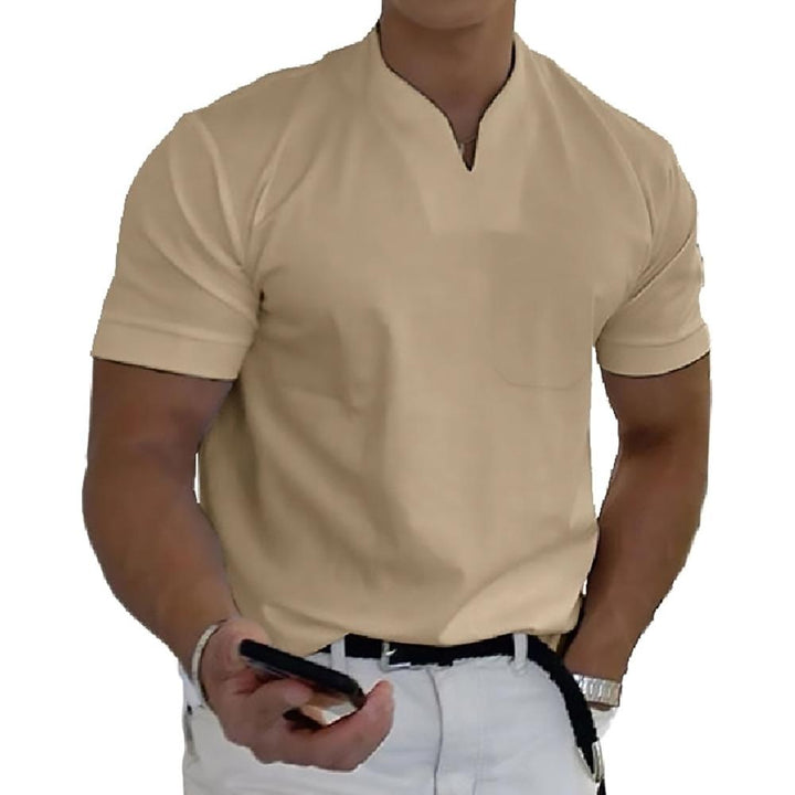 Elegancki kołnierz koszulka polo