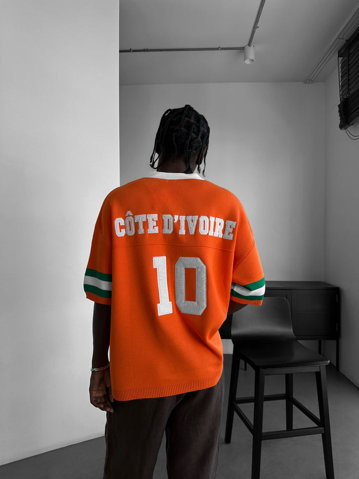 Oversize T-shirt Côte d’Ivoire - Pomarańczowy