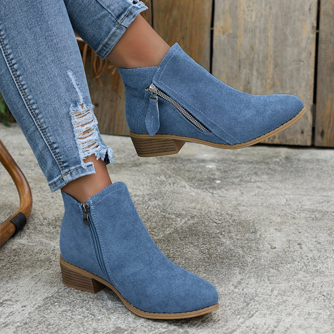 Elegancki wygodny Zipper buty