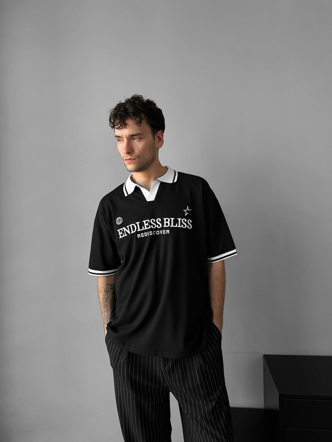 Luźna koszulka polo &