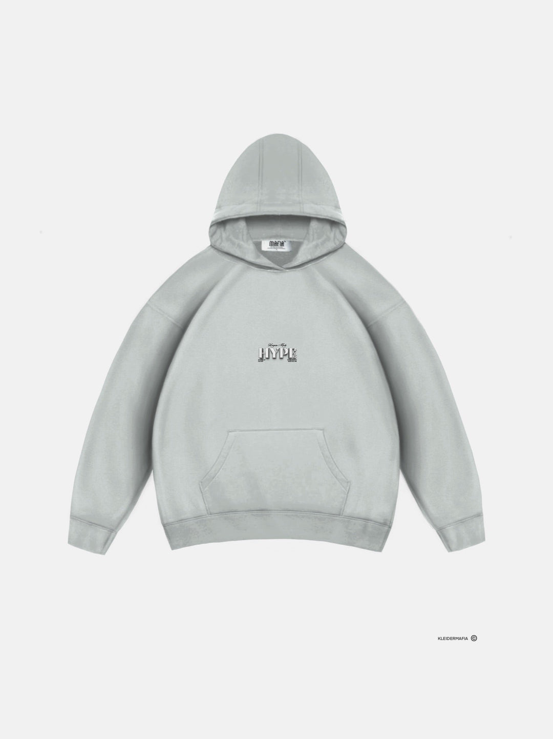 Oversize Hype Hoodie - Szary