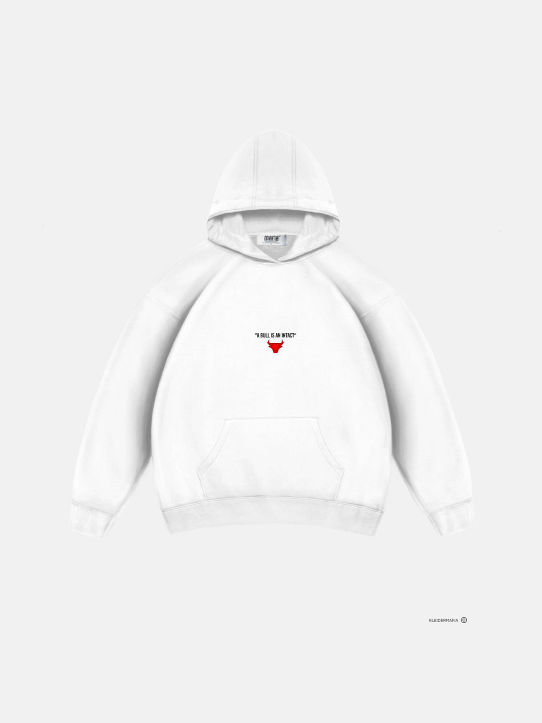 Oversize Bluza z Kapturem - Off White