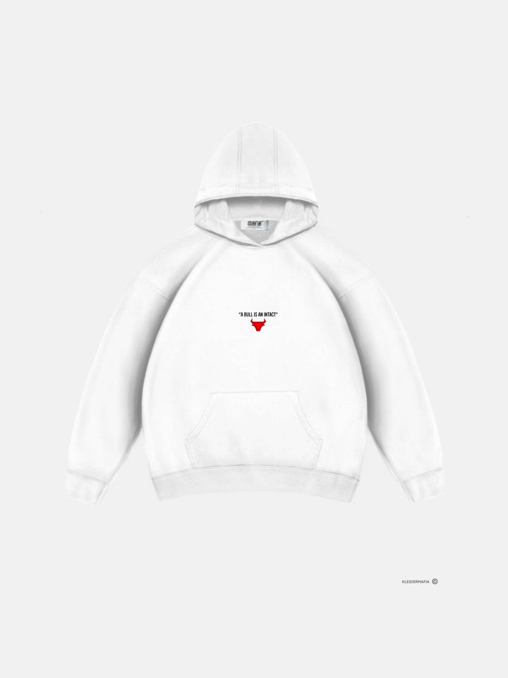 Oversize Bluza z Kapturem - Off White